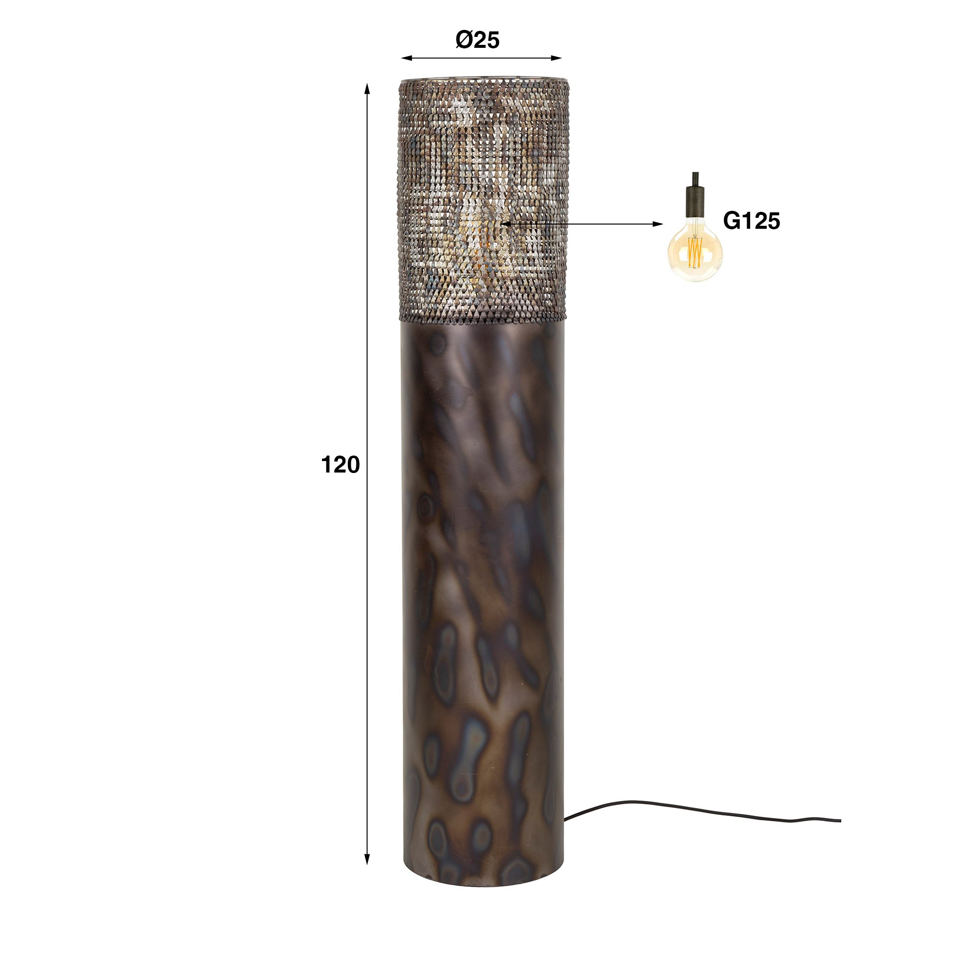 Vloerlamp Cilinder