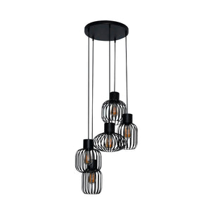 Hanglamp Metaal Mix - 5 Lichts