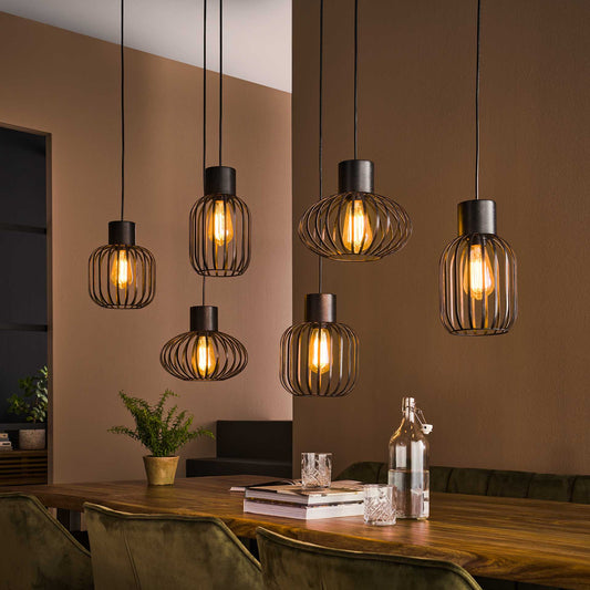 Hanglamp Mix Metal - 6 lichtpunten