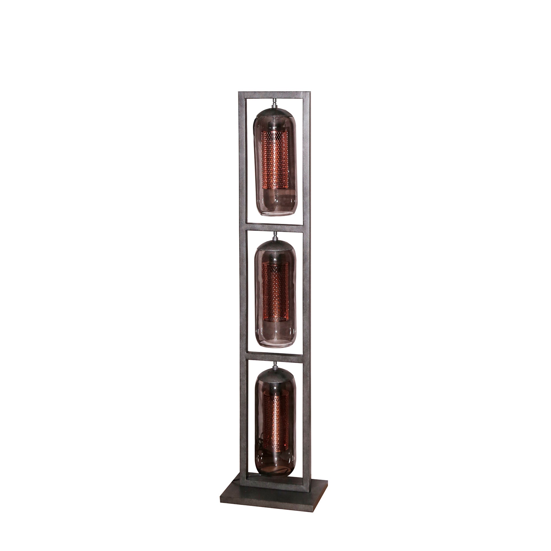 Vloerlamp Smoke Glass Mesh