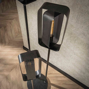 Vloerlamp Mesh Artic Black