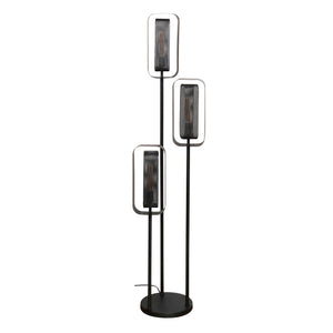 Vloerlamp Mesh Artic Black