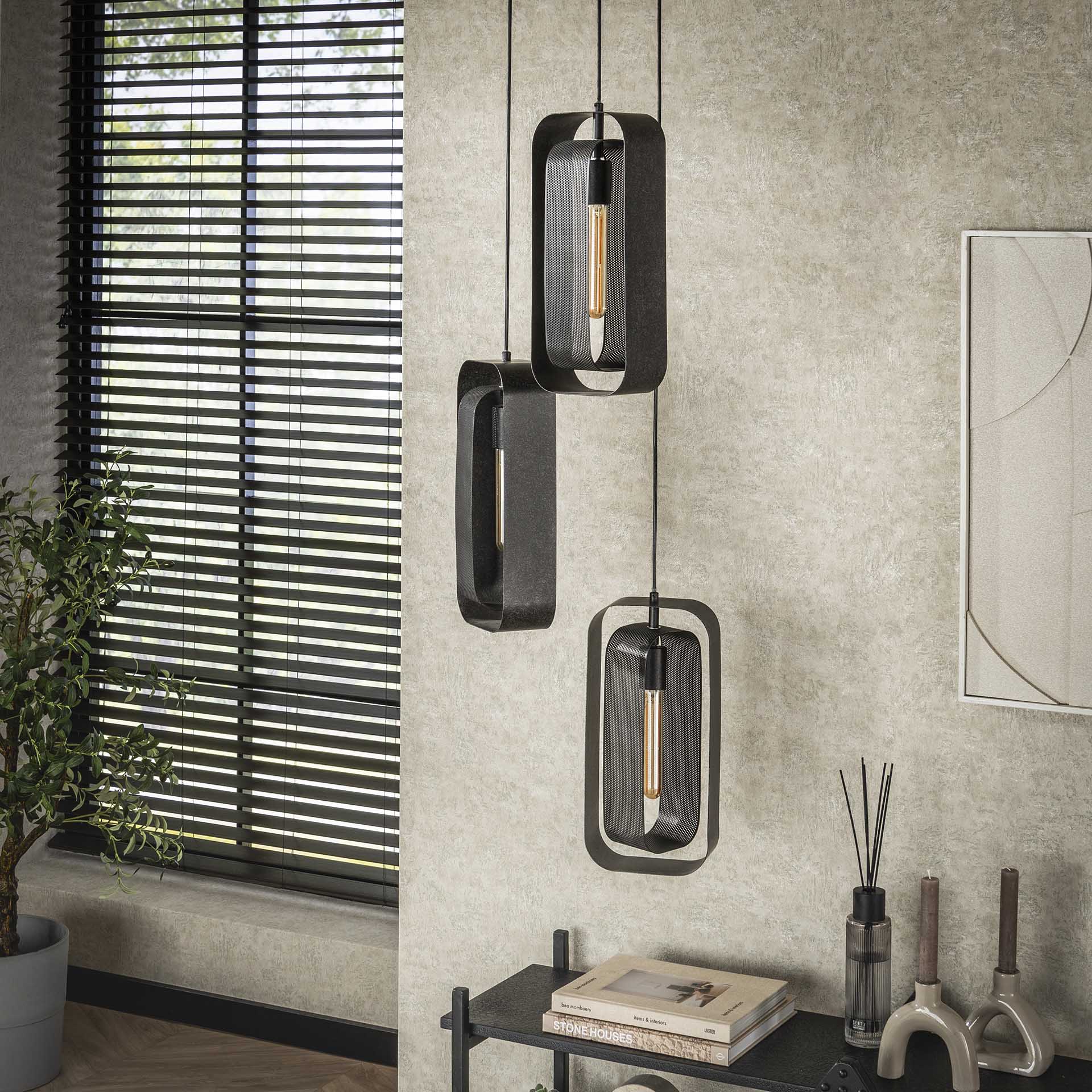 Hanglamp Mesh Rotate - 3-lichts