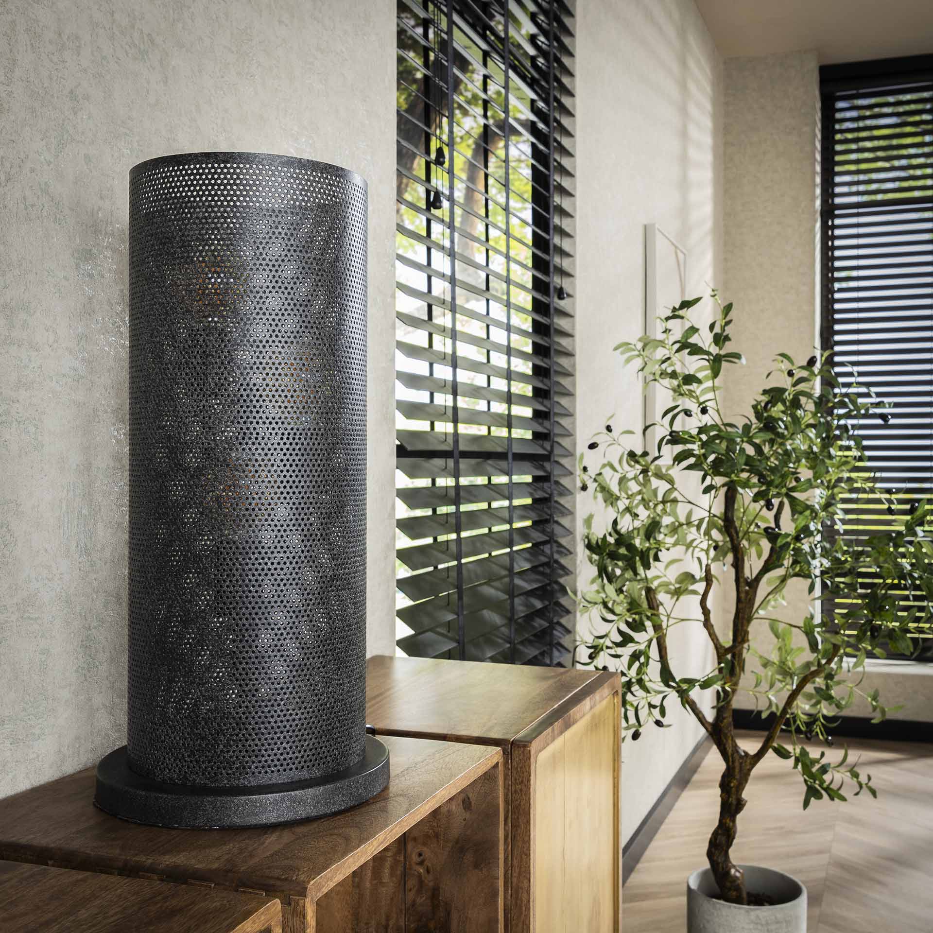 Tafellamp Koker Mesh