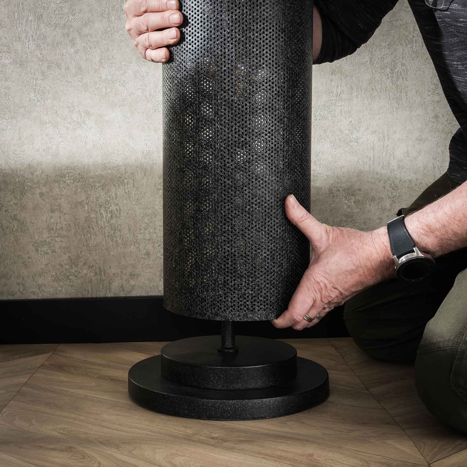 Vloerlamp Koker Mesh