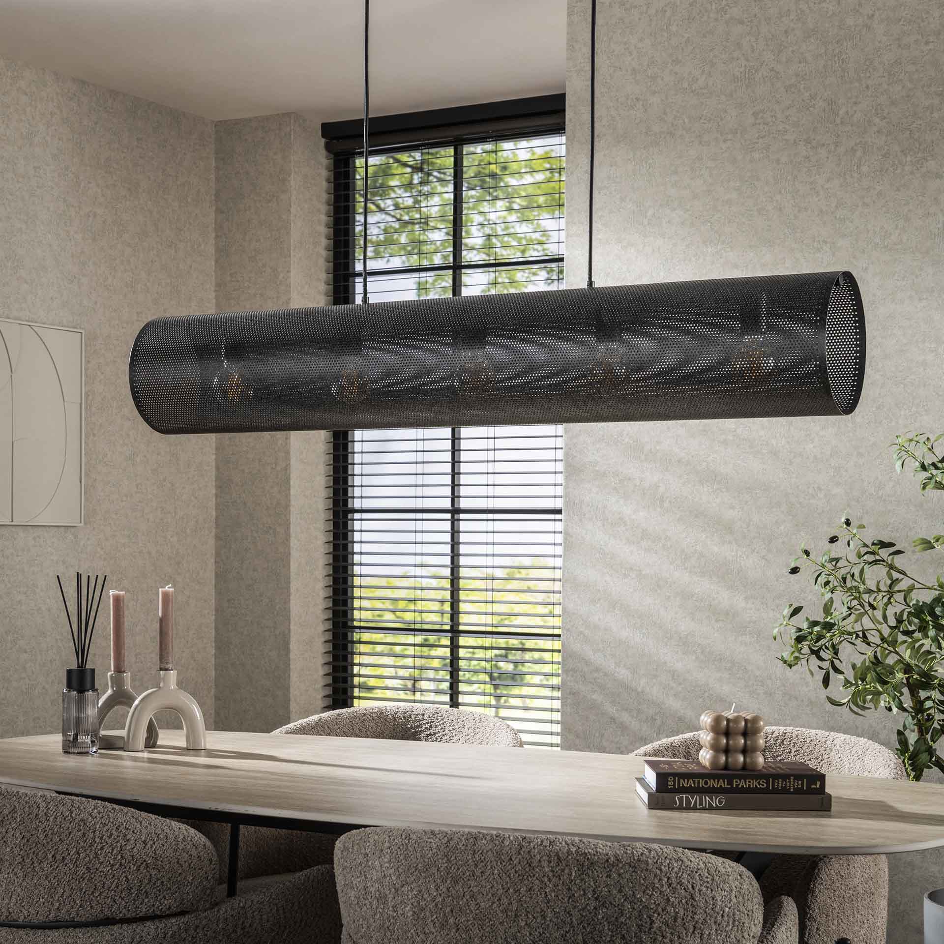 Hanglamp Mesh Zwart
