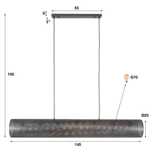 Hanglamp Koker XL Mesh