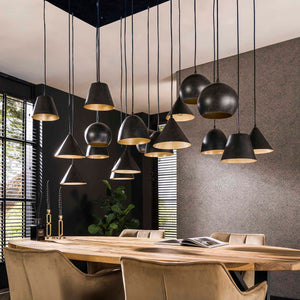 Hanglamp Metalen Kap Artic Zwart