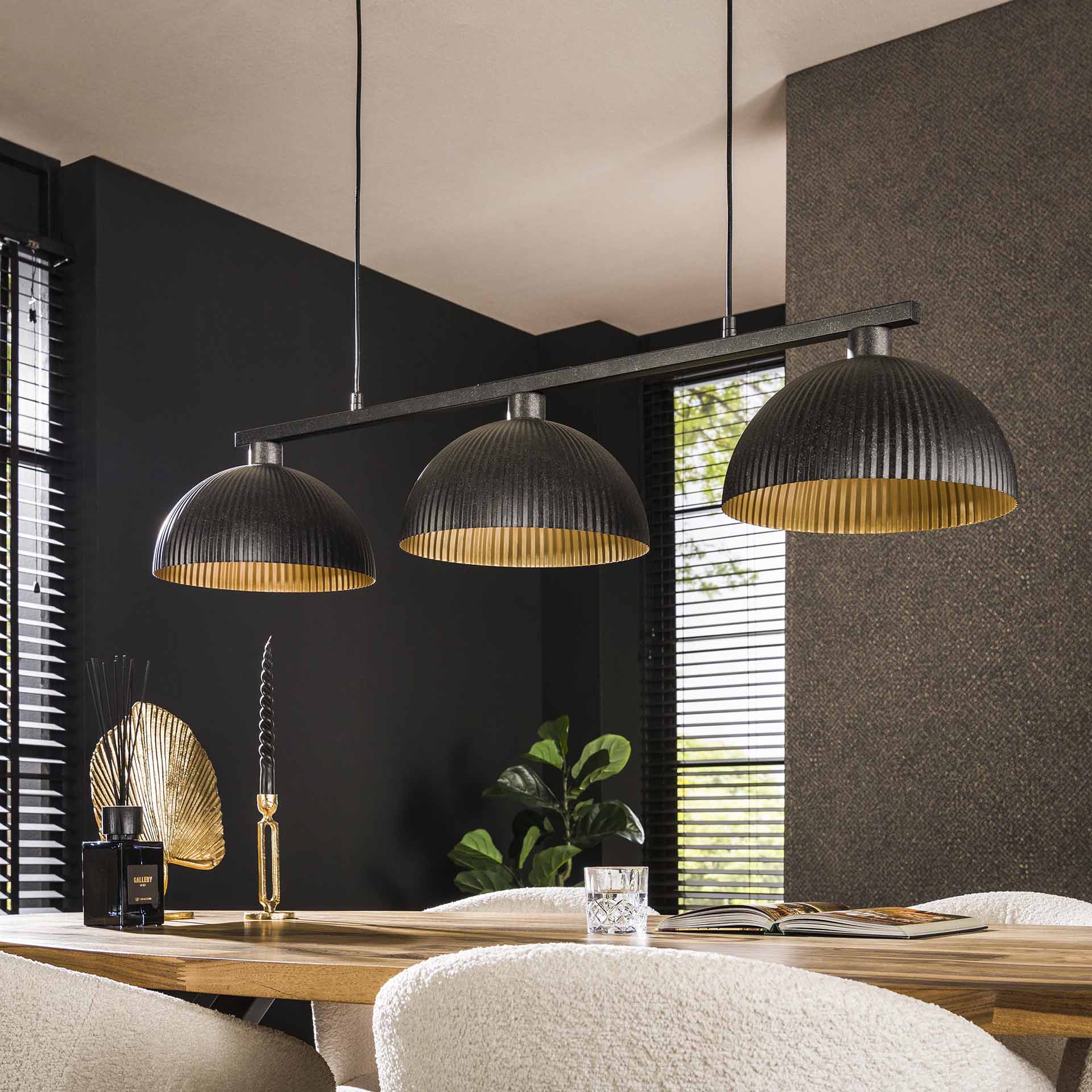 Hanglamp 3L artic zwart