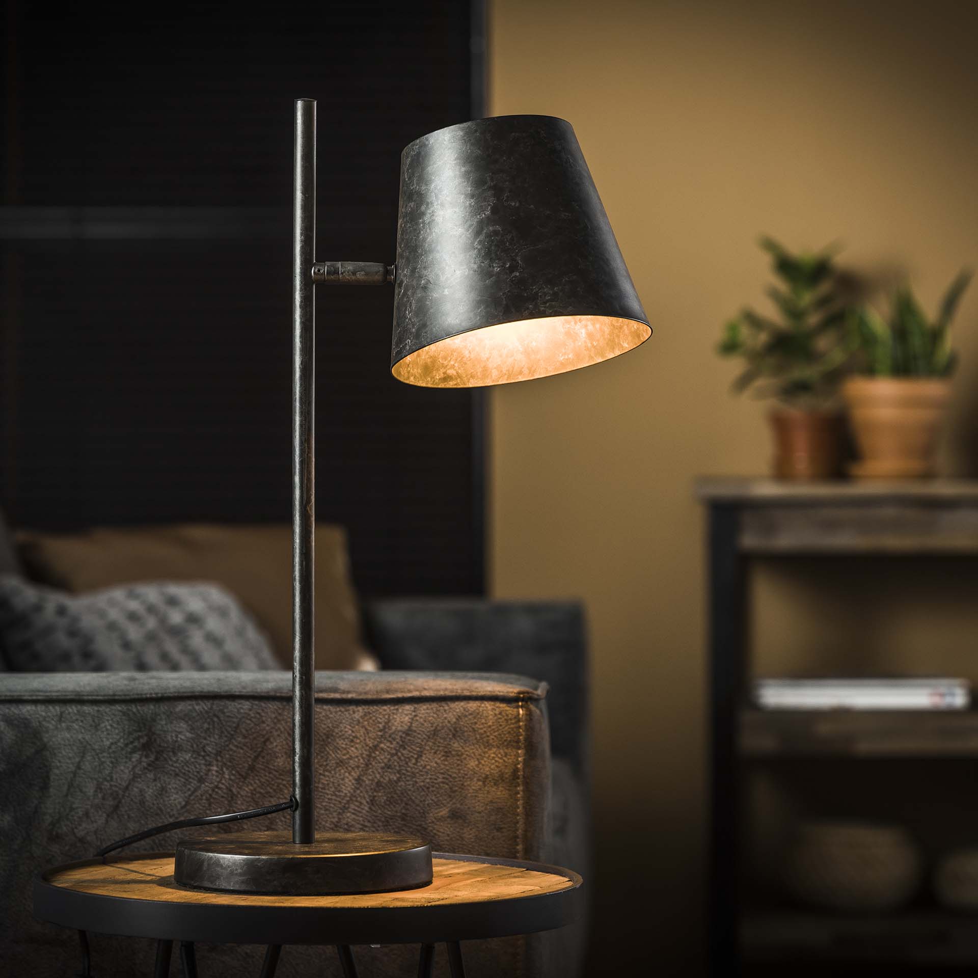 Tafellamp met verstelbare kap Charcoal