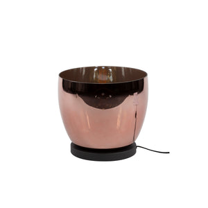Vloerlamp Koperkleurig Glas