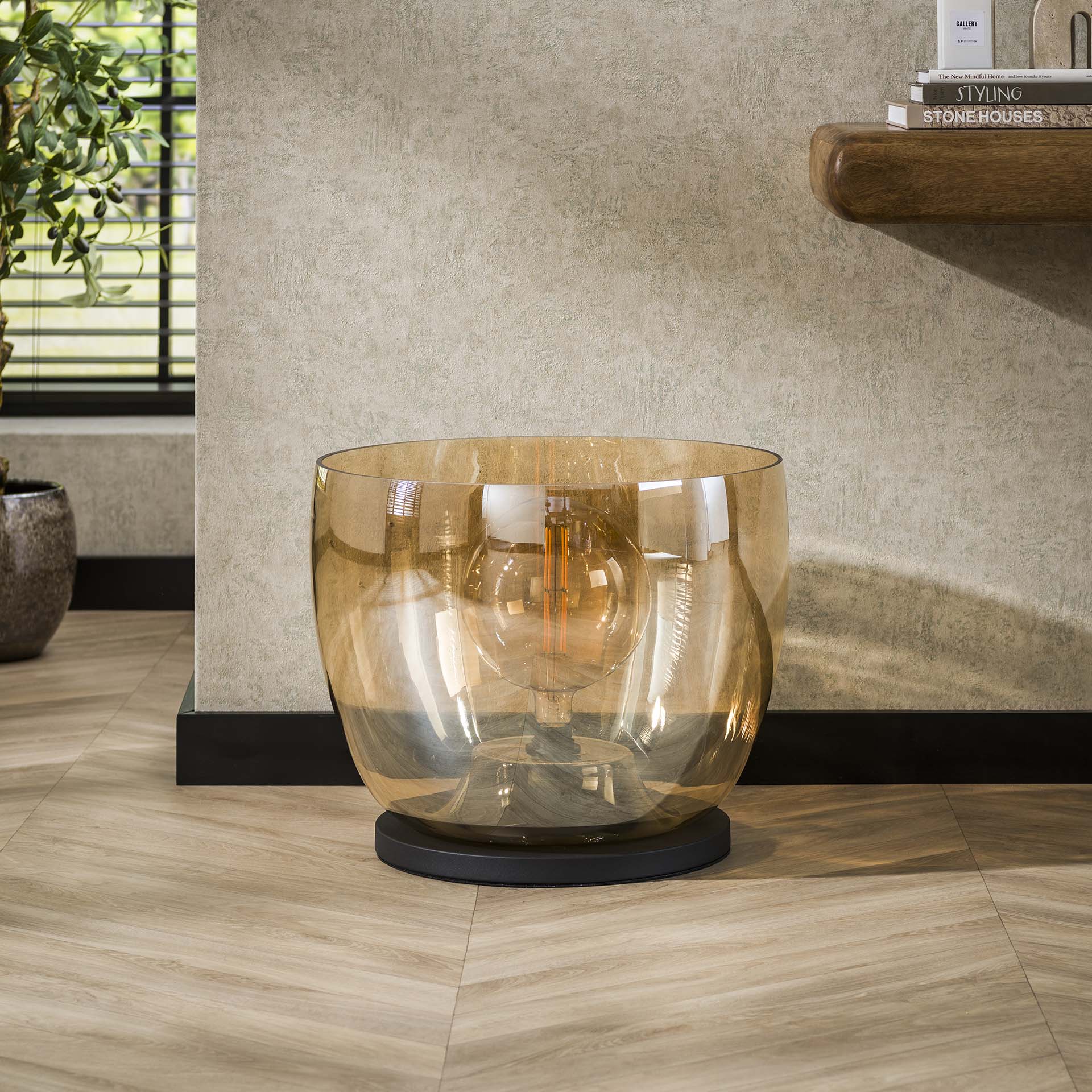 Vloerlamp Amber - Set van 3