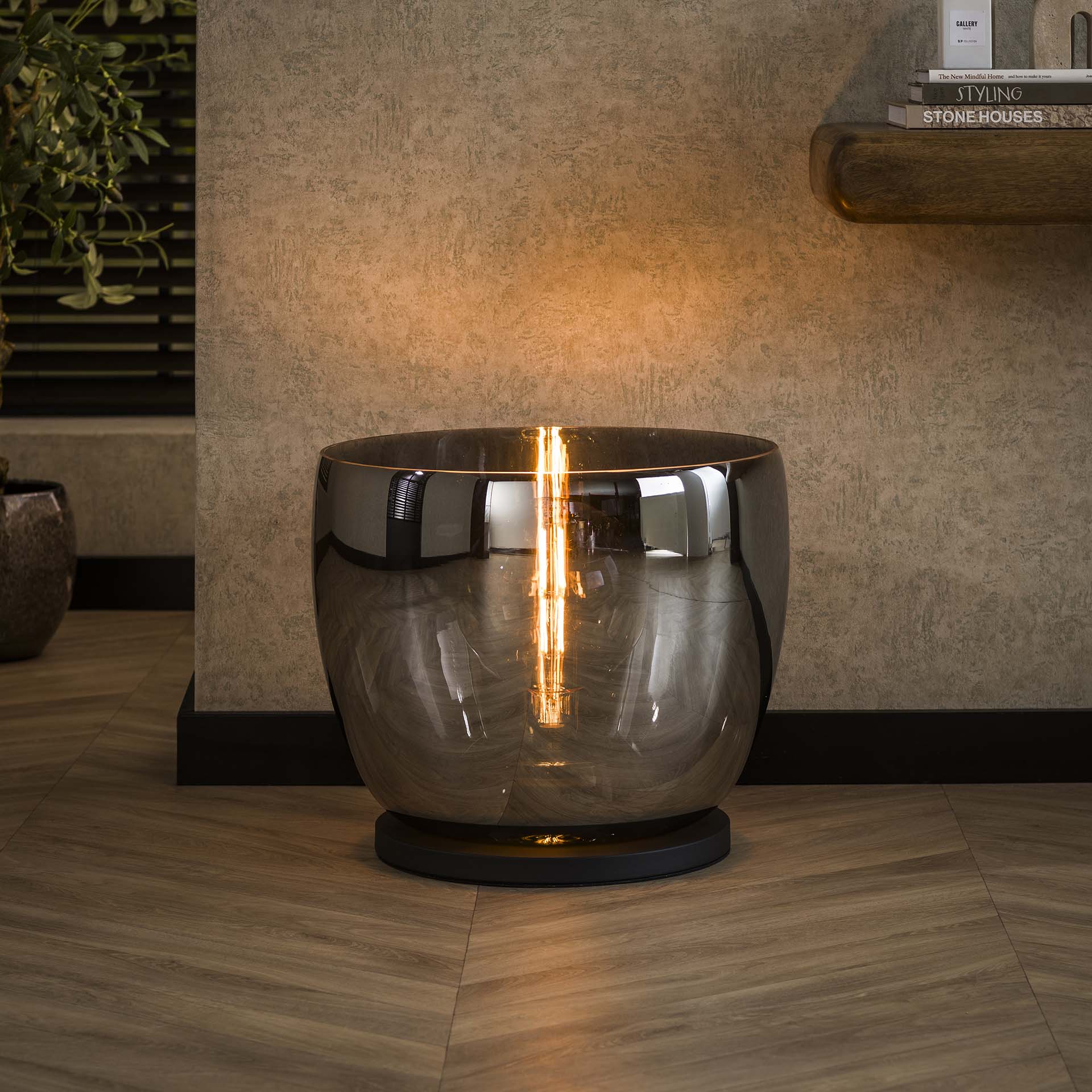 Vloerlamp UP XXL Smoke Grey