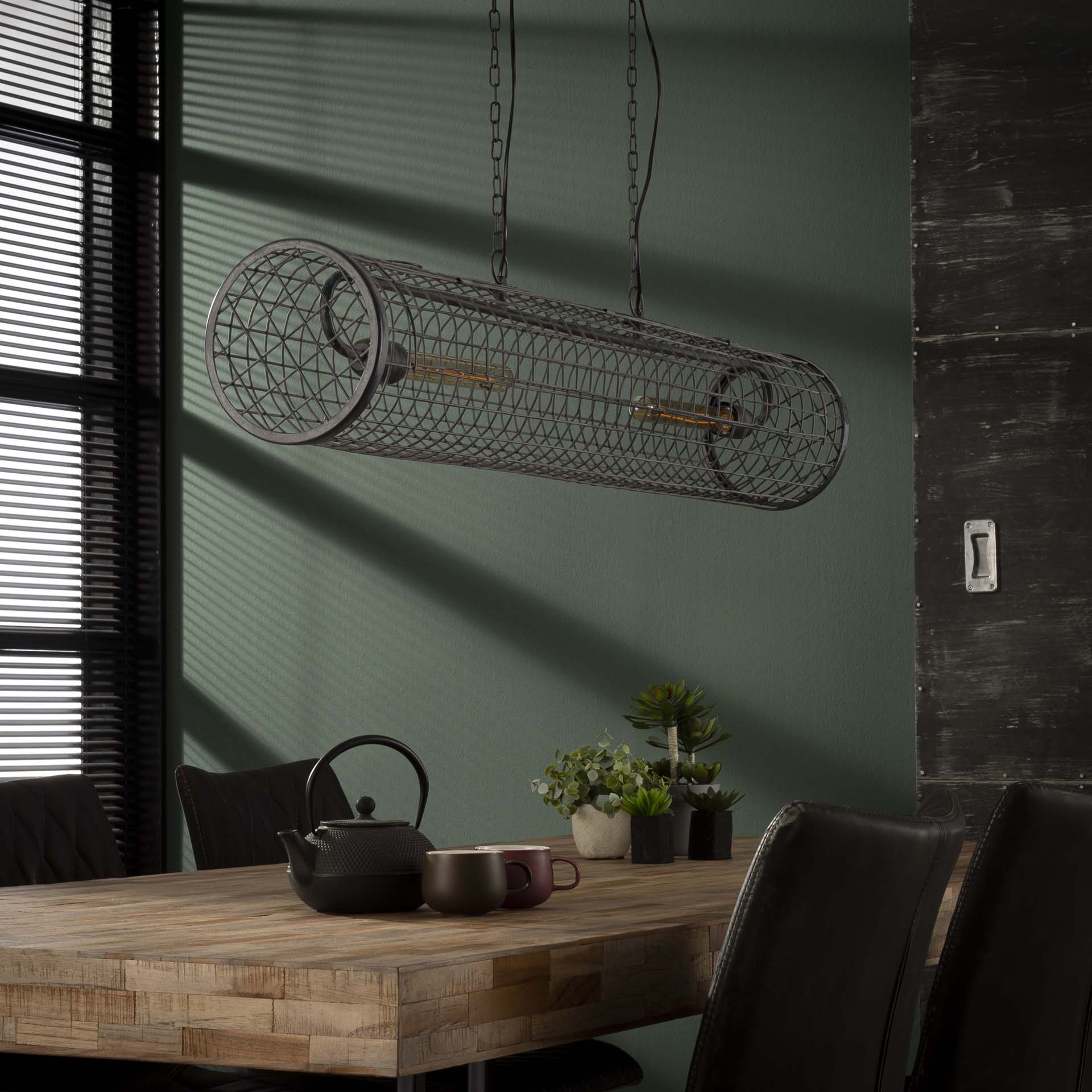 Hanglamp Cilinder Slate Grey