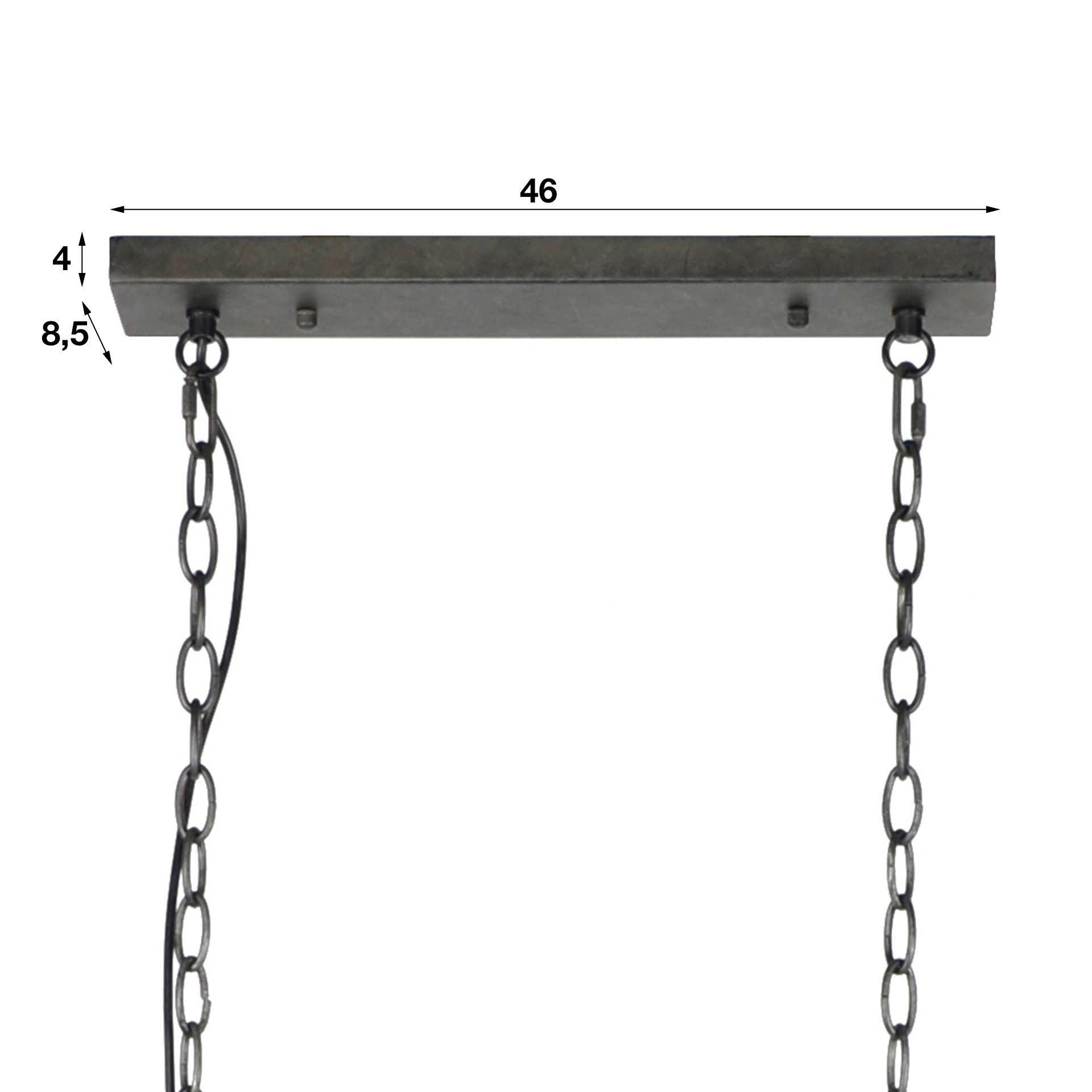 Hanglamp Cilinder Slate Grey