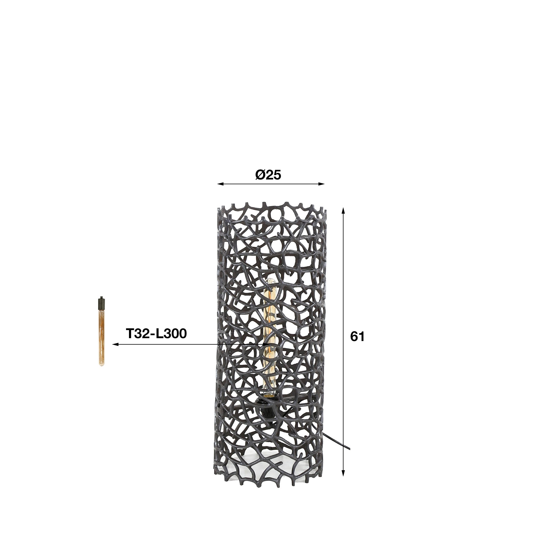 Vloerlamp Weaver Cylinder