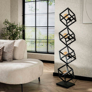 Vloerlamp Kubus Charcoal