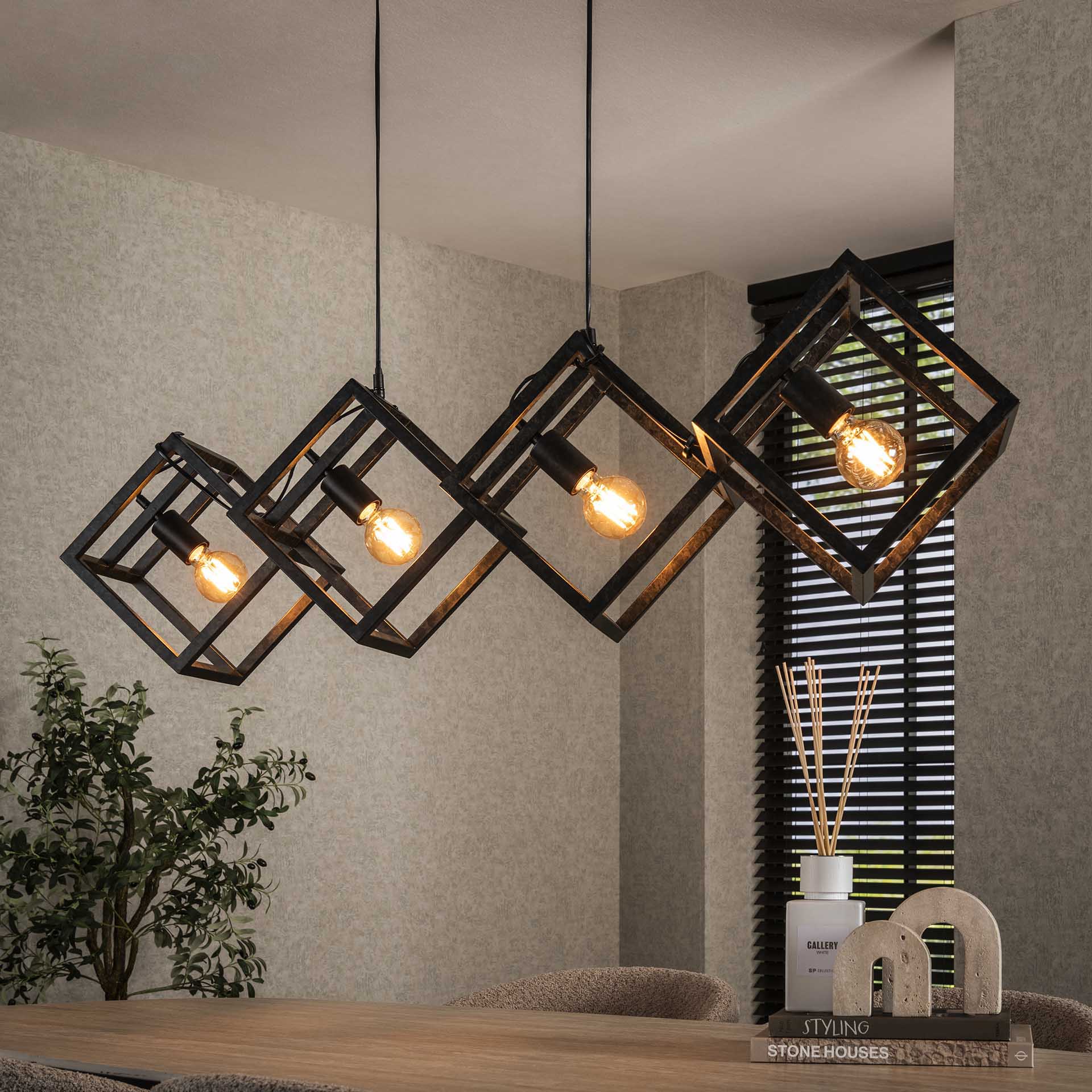 Hanglamp Kubus - Charcoal