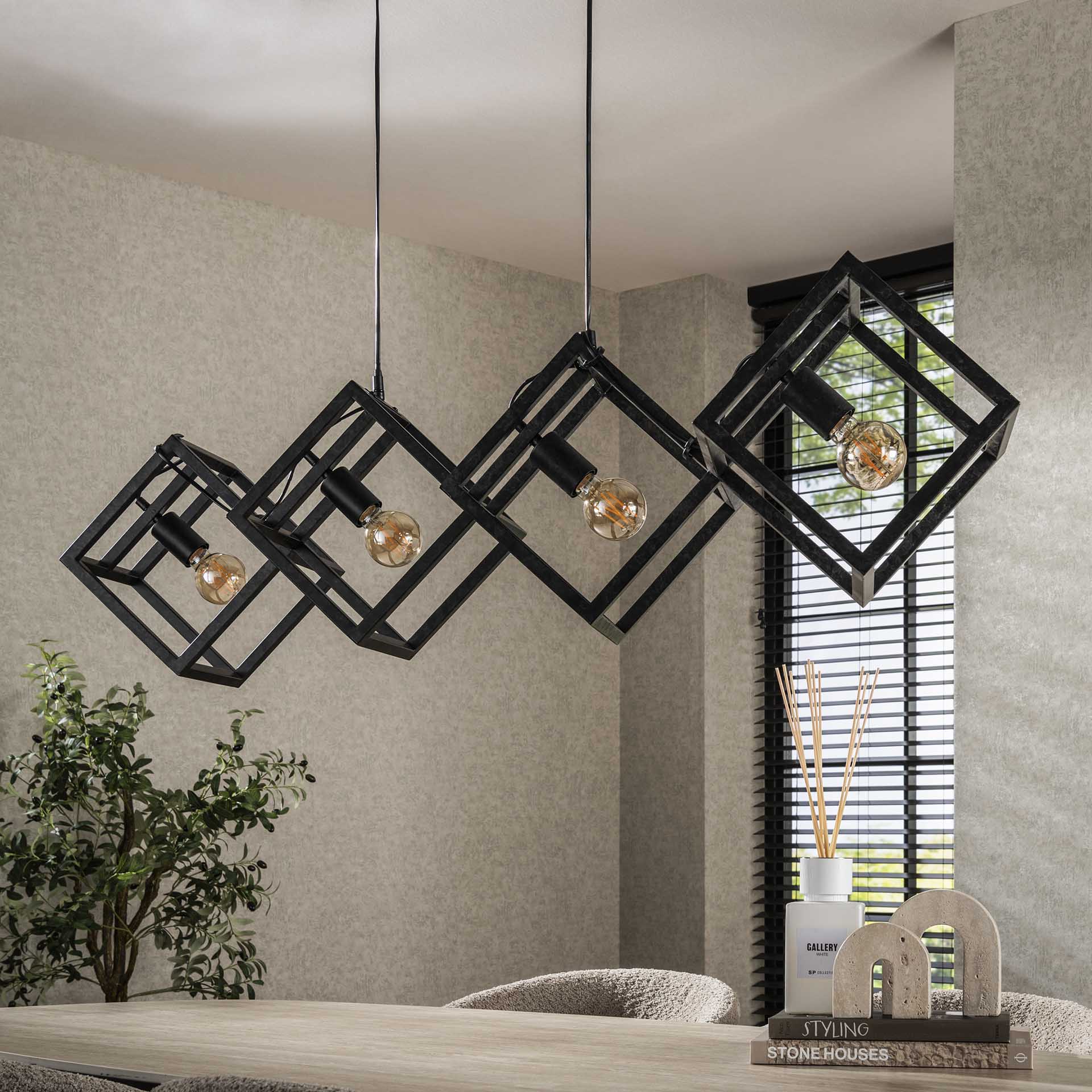 Hanglamp Kubus - Charcoal