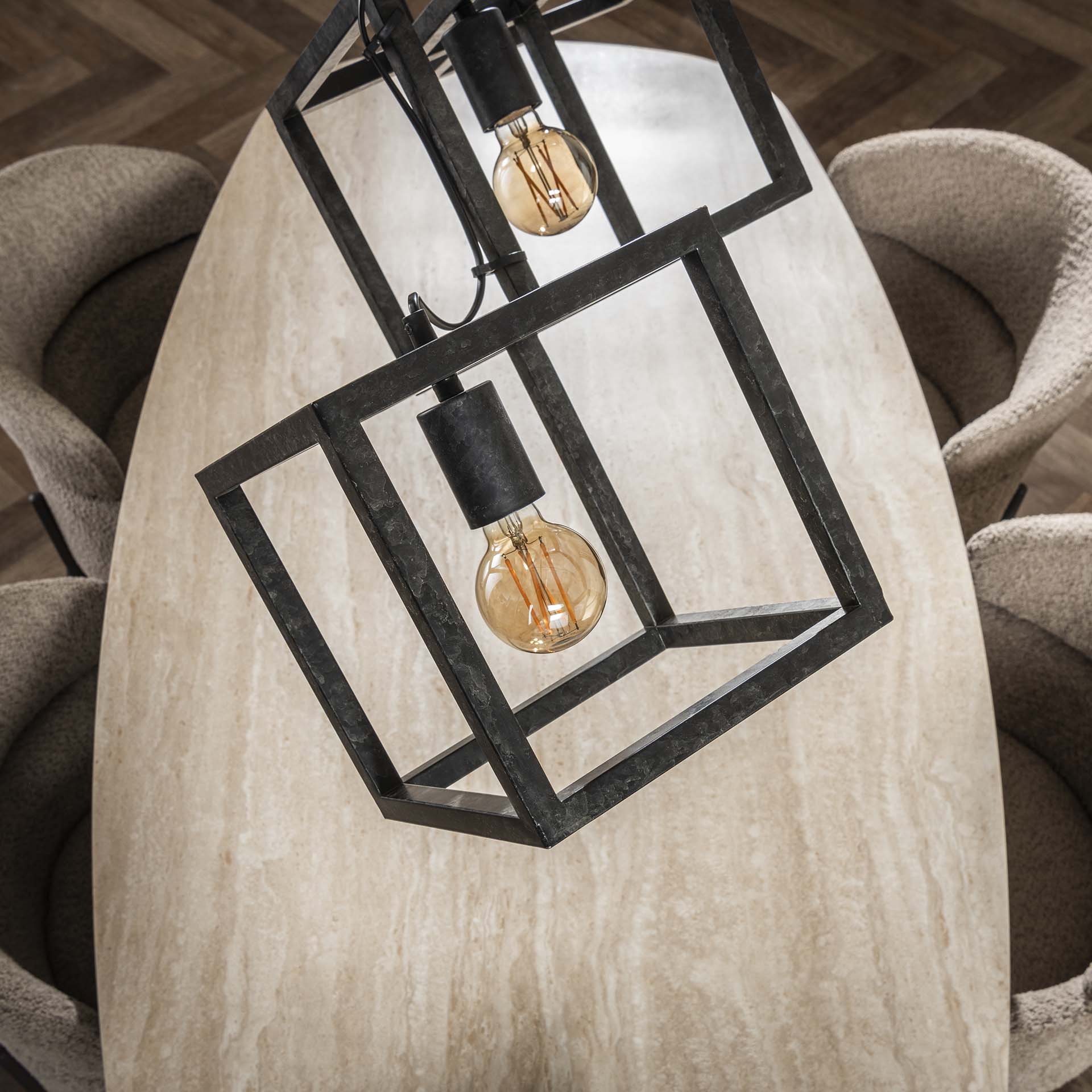 Hanglamp Kubus - Charcoal