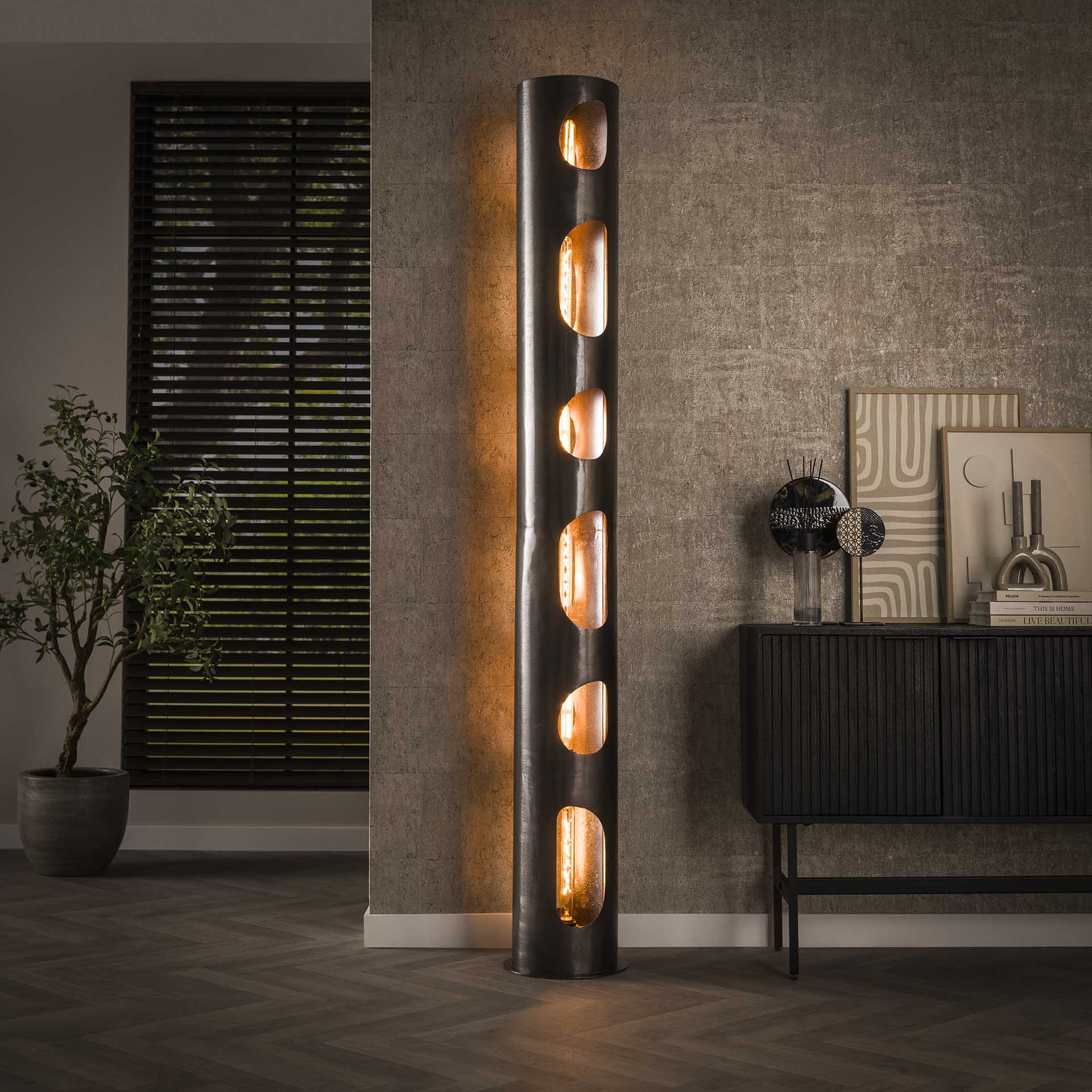 Vloerlamp Cilindervormig XXL