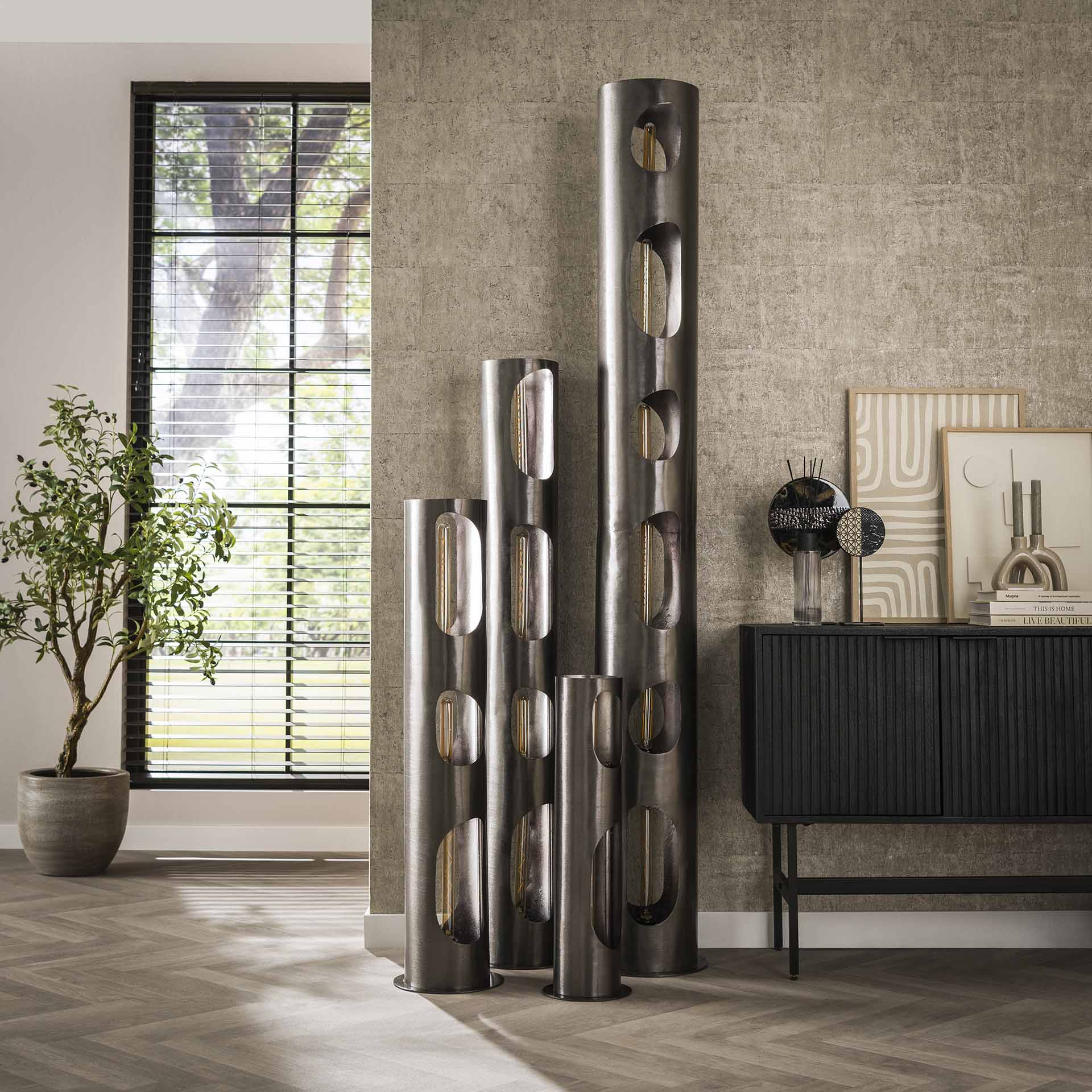 Vloerlamp Cilindervormig XXL