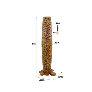 Vloerlamp Teak Wood