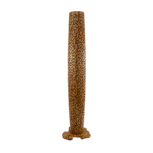 Vloerlamp gerecycled teakhout