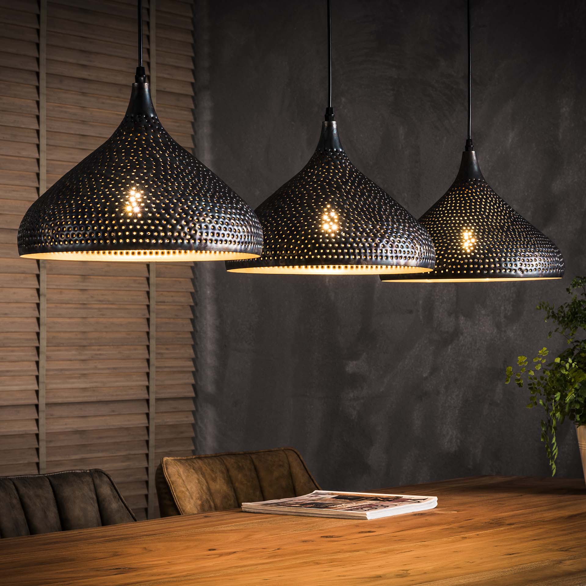 Hanglamp 3L Trechtervormig