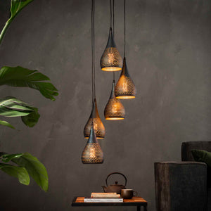 Hanglamp 5L Druppelvorm