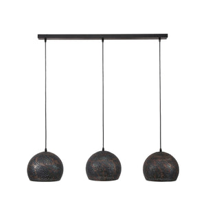 Hanglamp 3L met bolvormige kappen
