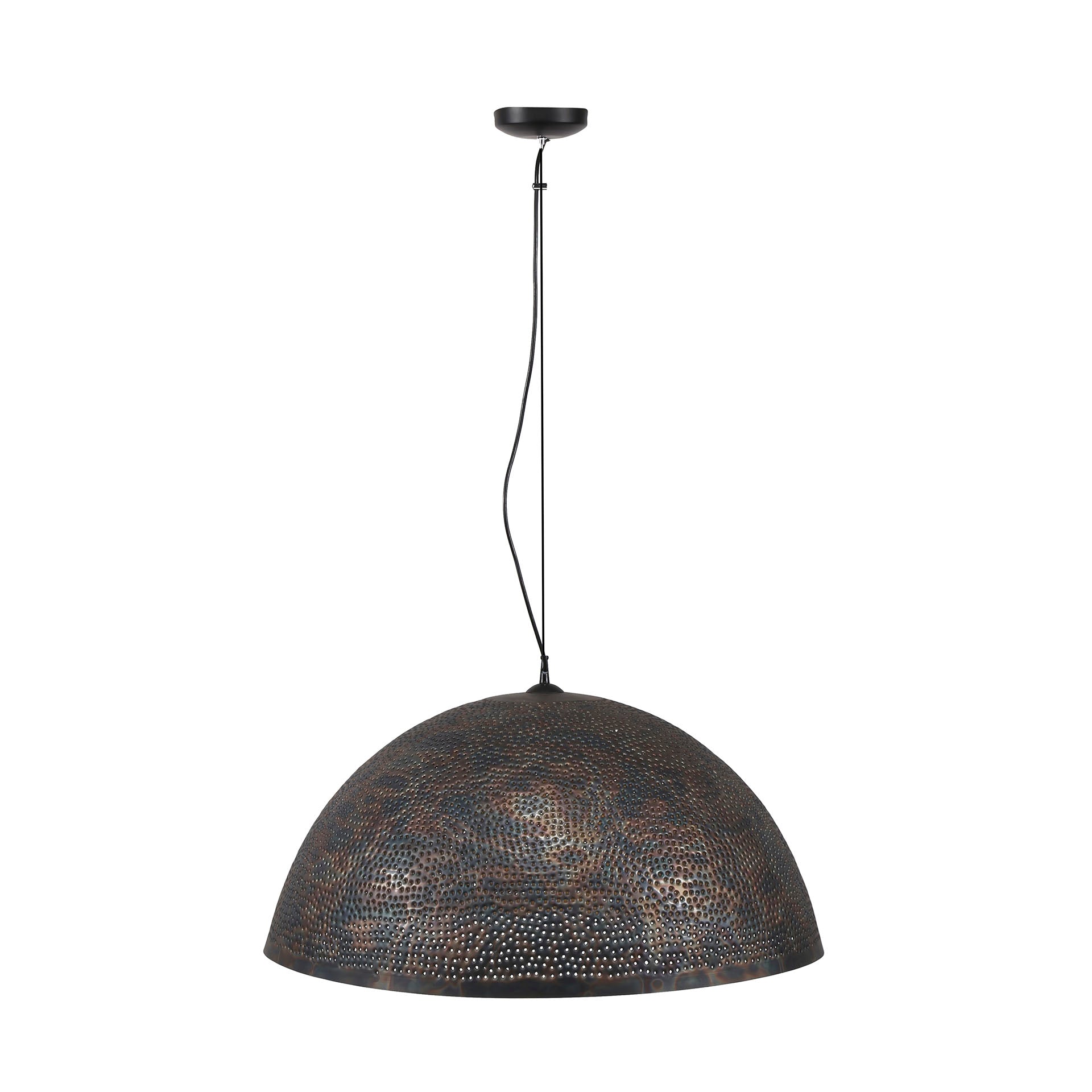 Hanglamp met Perforaties - Zwartbruin