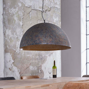 Hanglamp met Perforaties - Zwartbruin