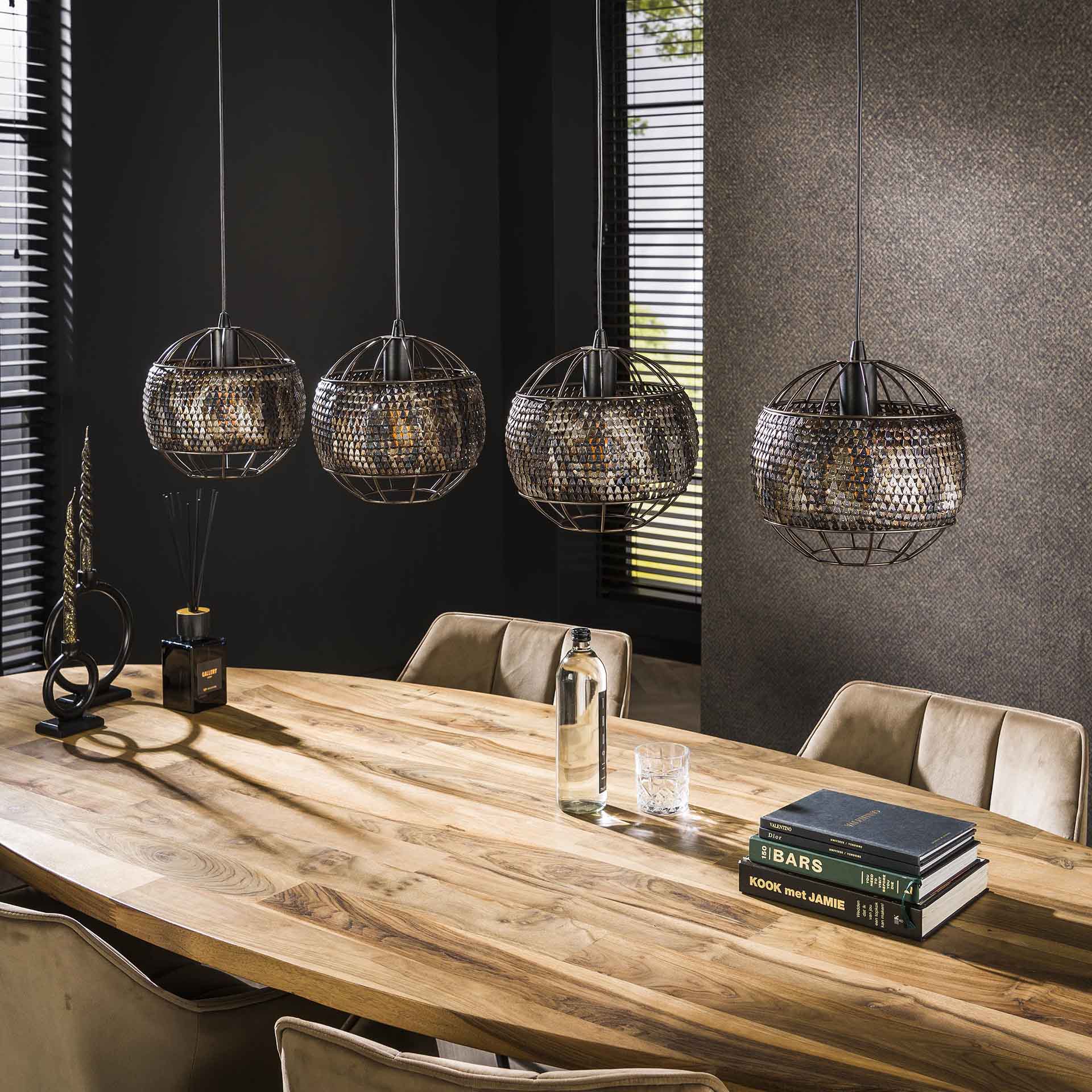 Hanglamp Vierkante Kappen