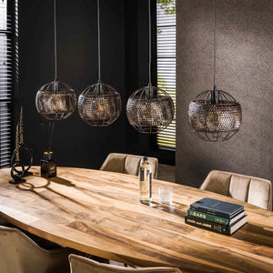 Hanglamp Vierkante Kappen