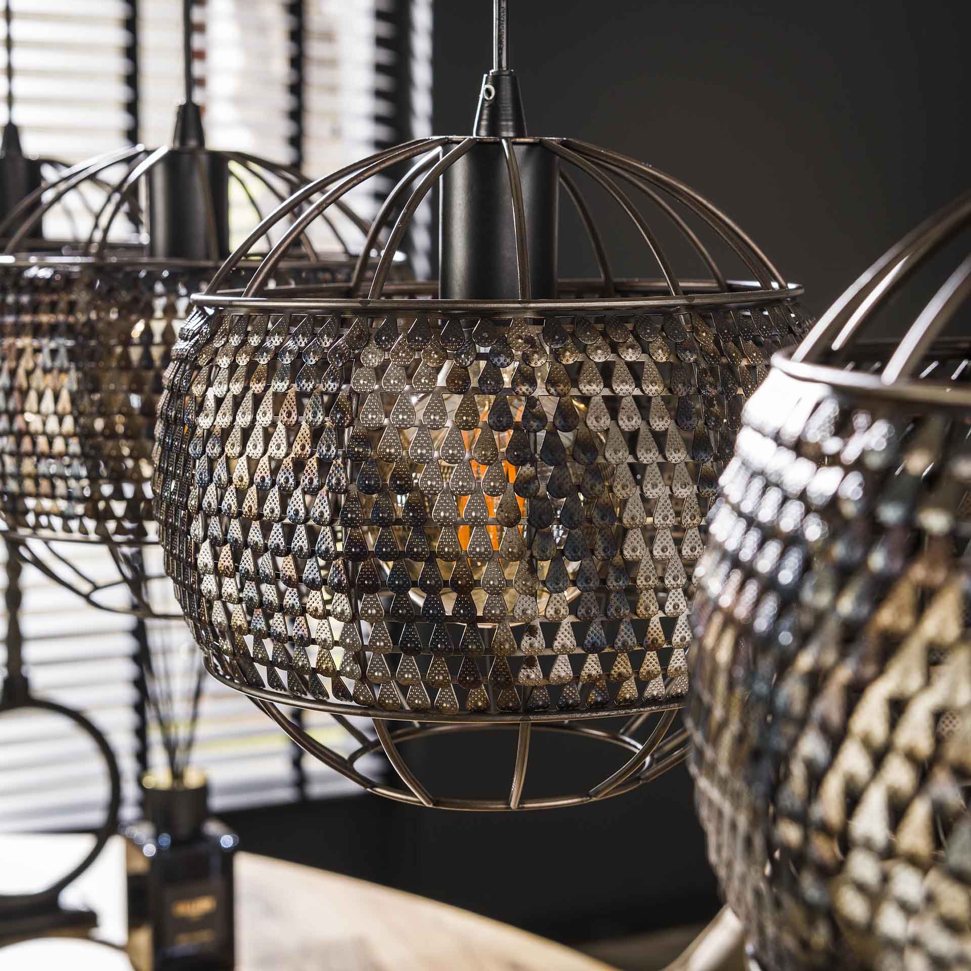 Hanglamp Vierkante Kappen