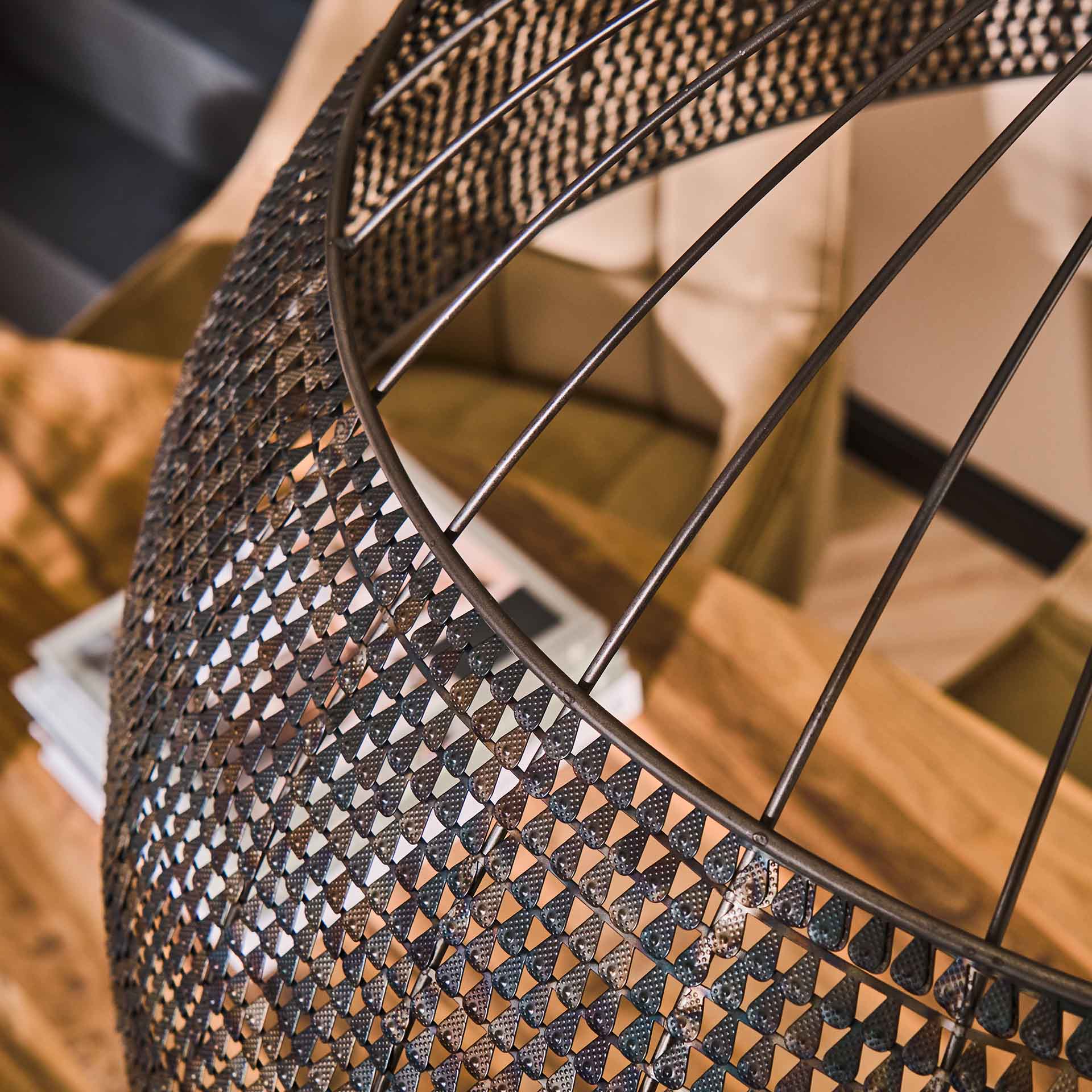 Hanglamp Ø80 cm burned finish