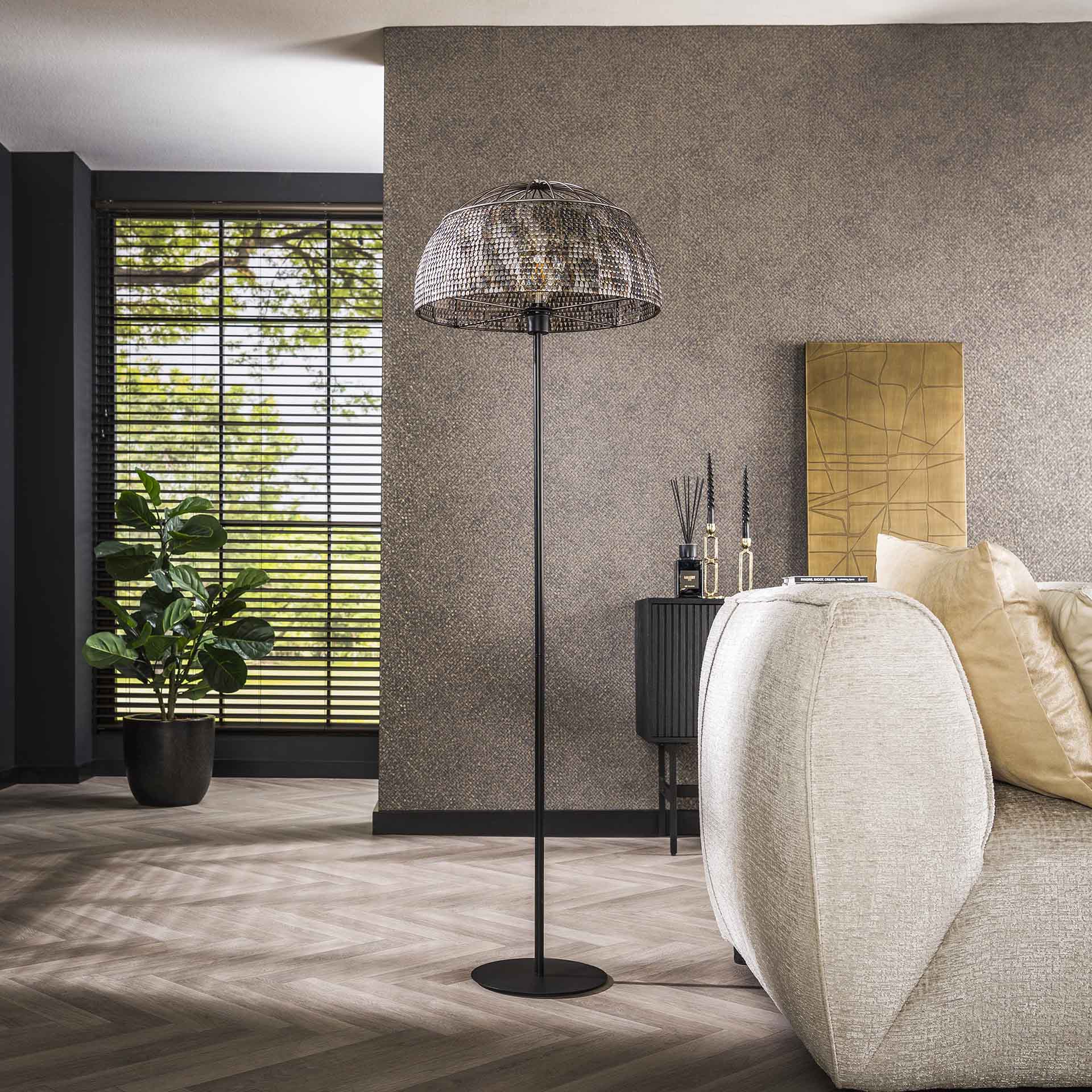 Vloerlamp Metalen Kap