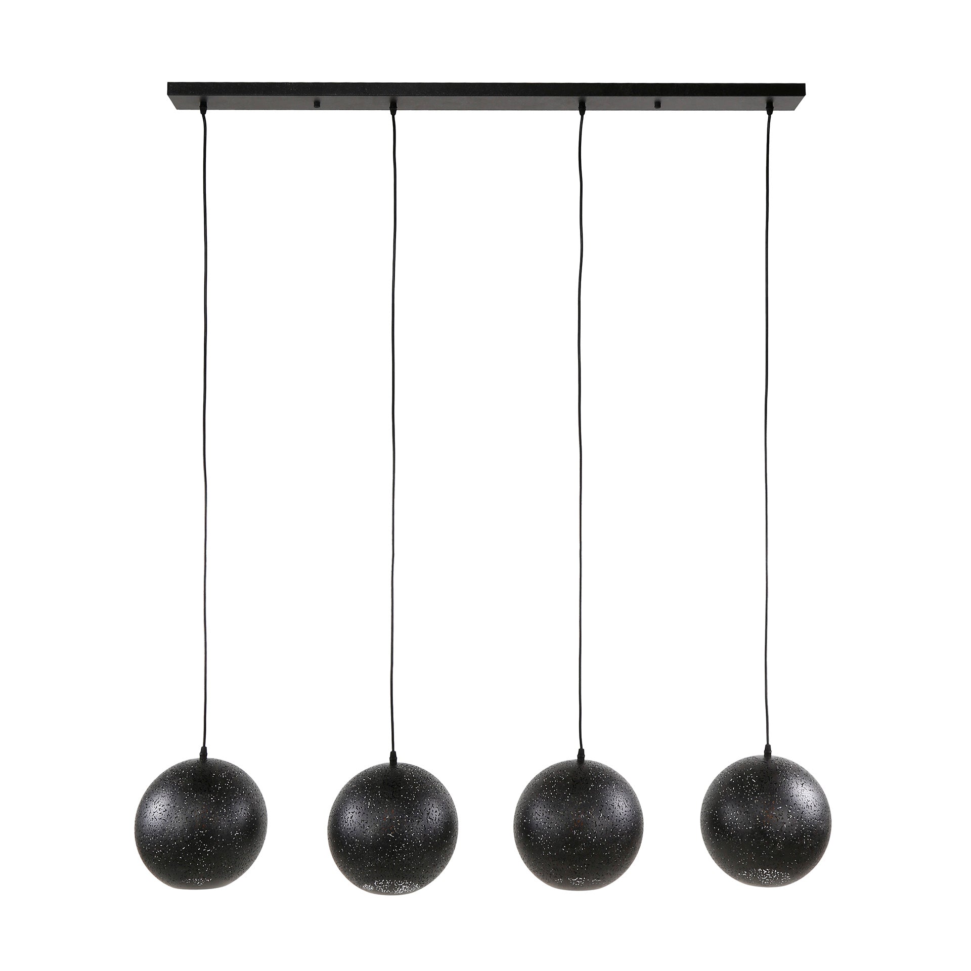 Hanglamp met vier lampenkappen