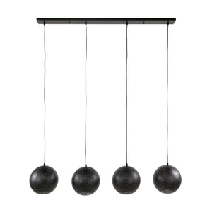 Hanglamp met vier lampenkappen