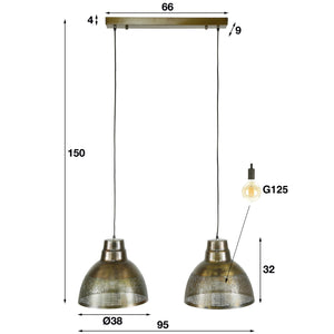 Hanglamp Antiek Brons