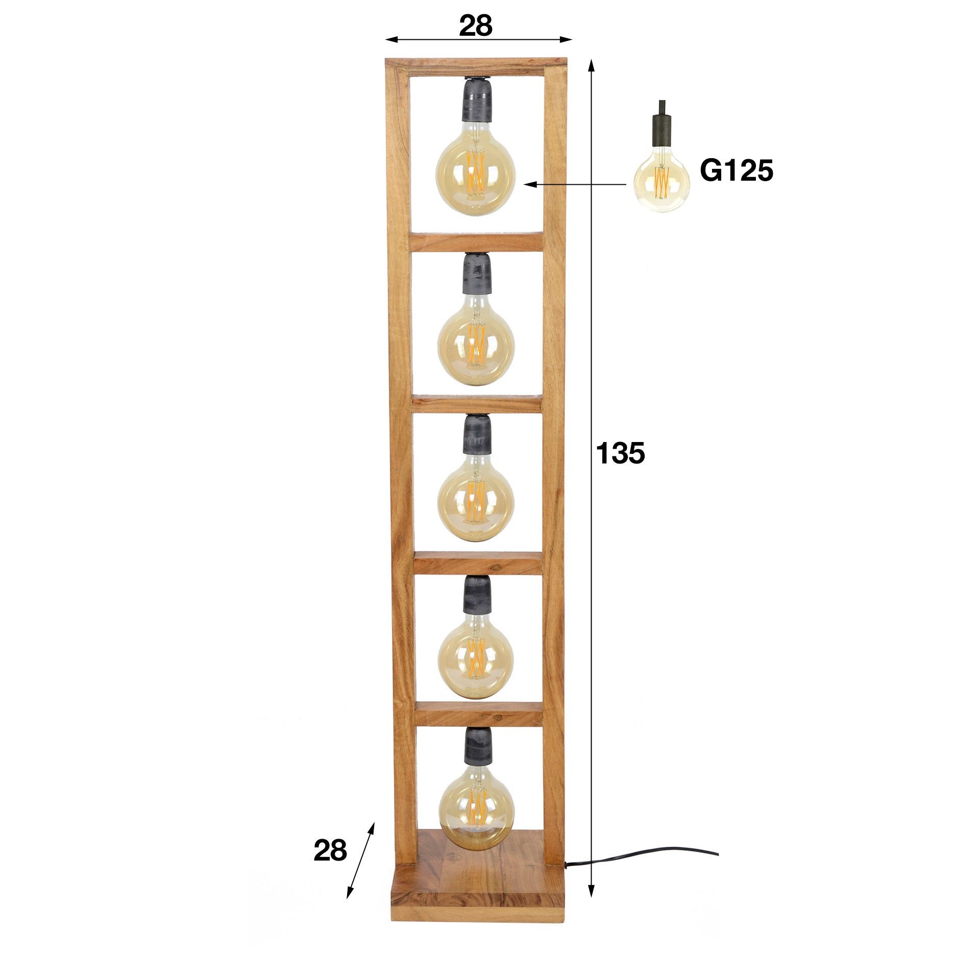 Vloerlamp Rechthoekig Frame