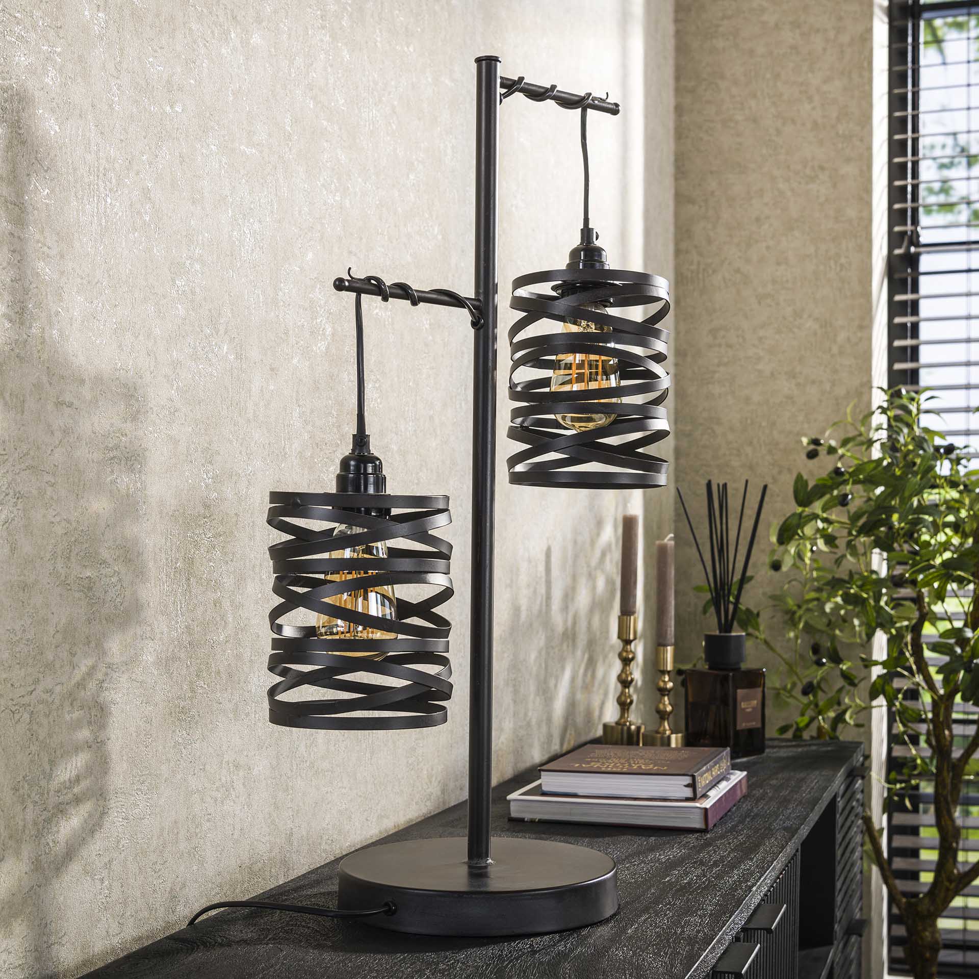 Tafellamp Spindle Slate Grey