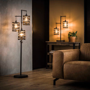 Vloerlamp Spindle - 3 kappen