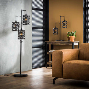 Vloerlamp Spindle - 3 kappen