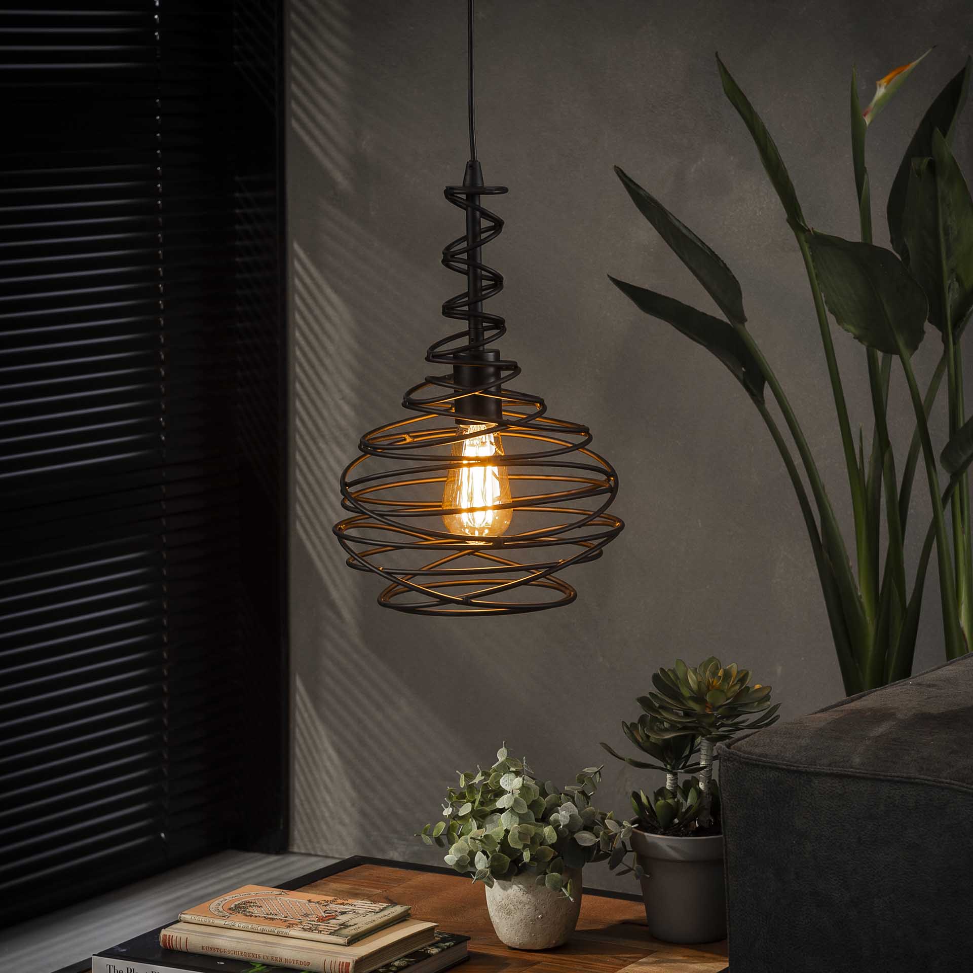 Hanglamp Kegelformaat - Mat Zwart