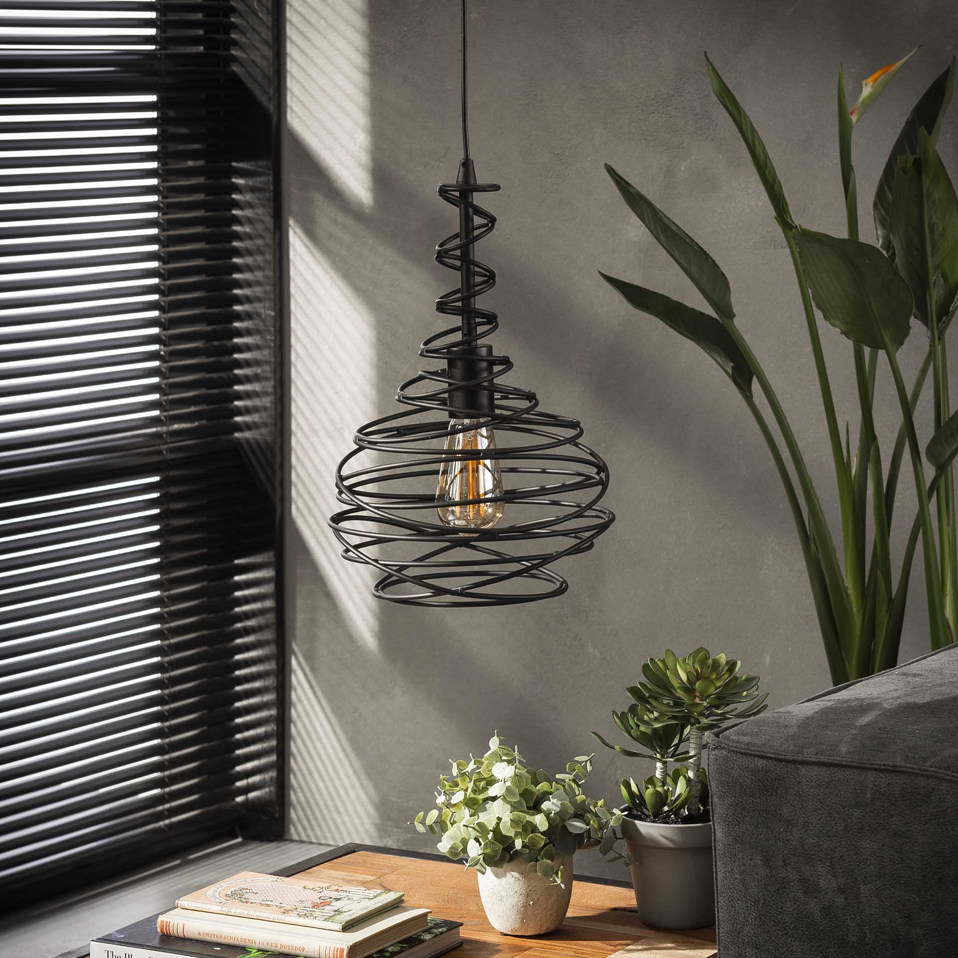 Hanglamp Kegelformaat - Mat Zwart