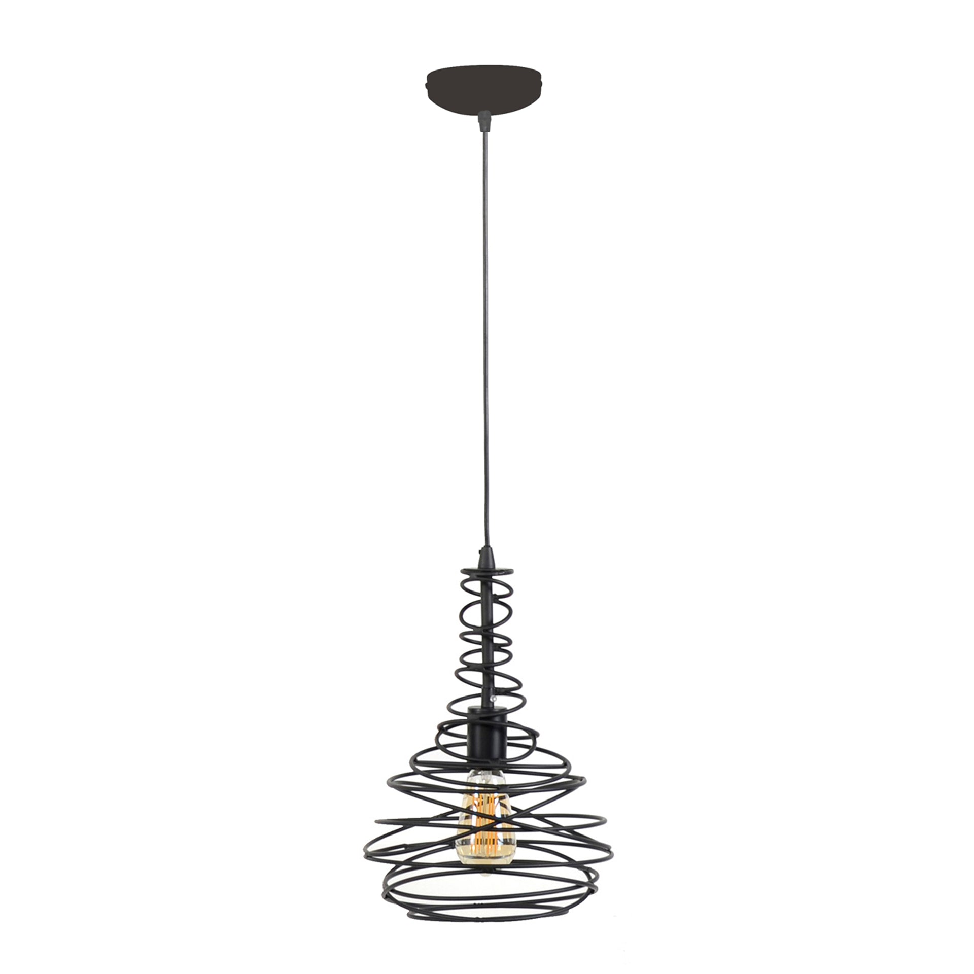 Hanglamp Kegelformaat - Mat Zwart