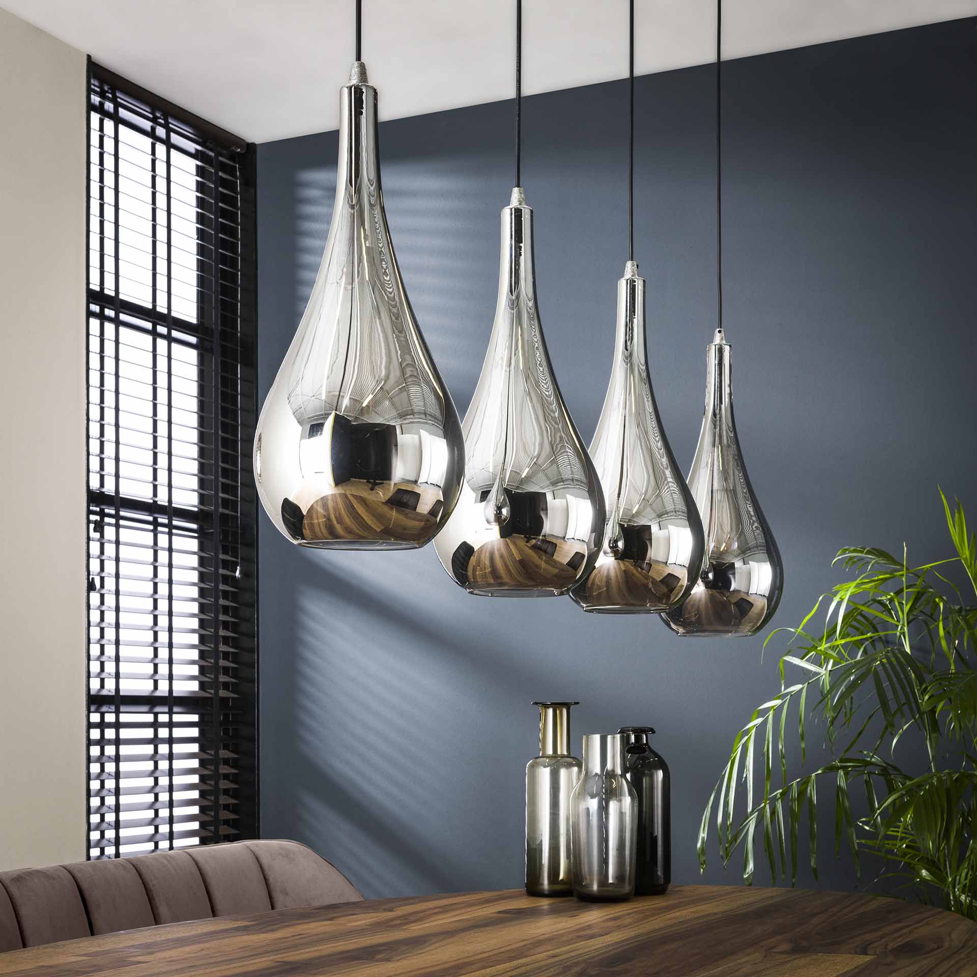 Hanglamp Silver Drop