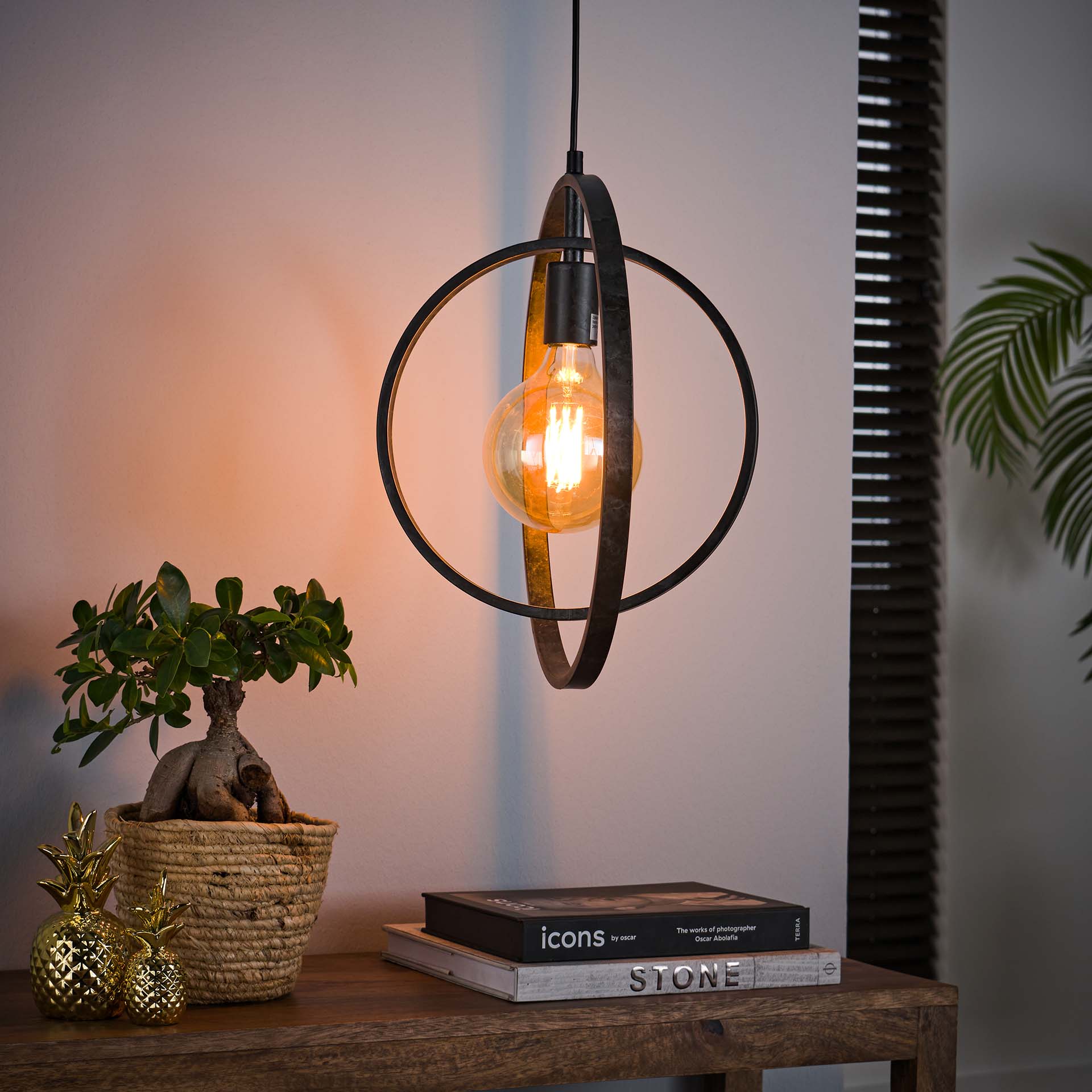 Hanglamp Turn Around Charcoal